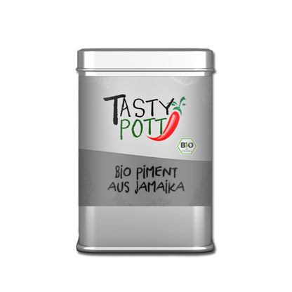 Bio Piment aus Jamaika ganz - 70g Dose von Tasty Pott