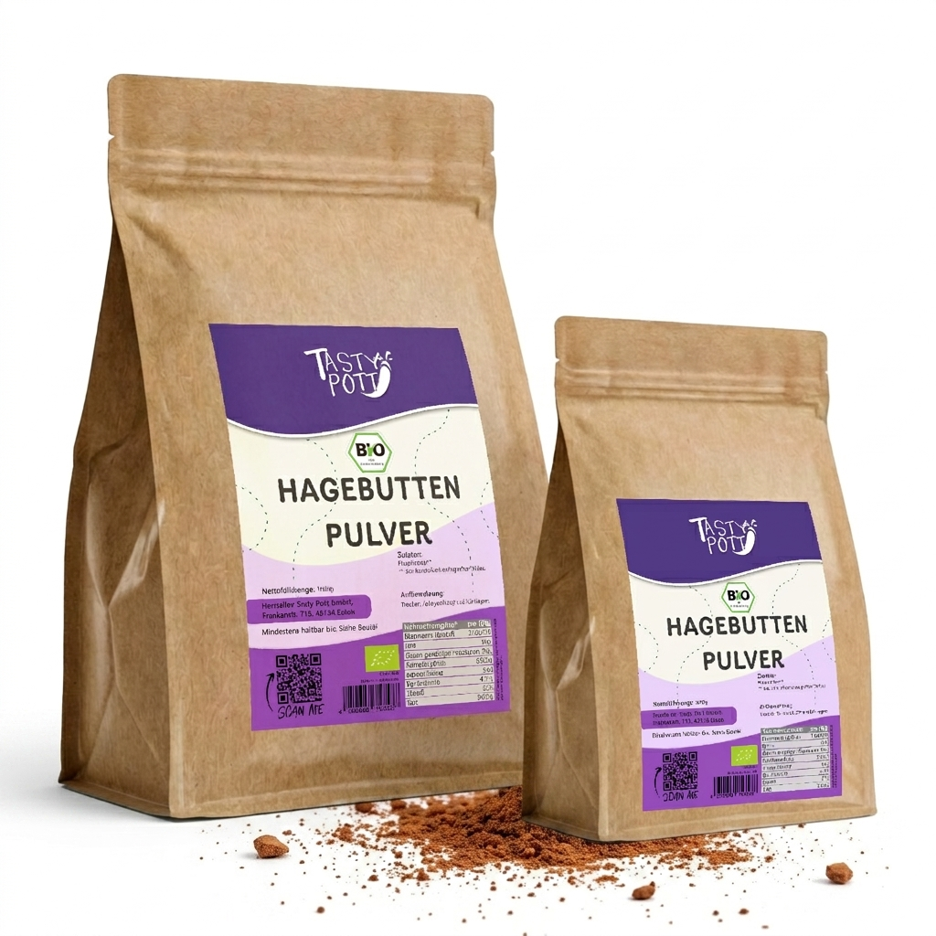 Bio Hagebuttenpulver ab 1kg – Tasty Pott