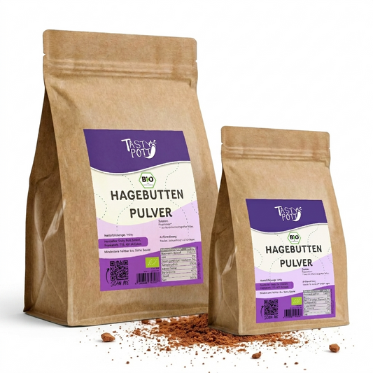 Bio Hagebuttenpulver ab 1kg – Tasty Pott
