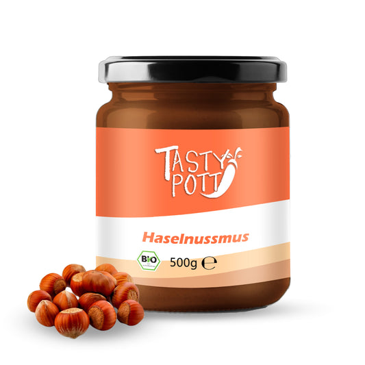 Bio Haselnussmus ab 500g von Tasty Pott