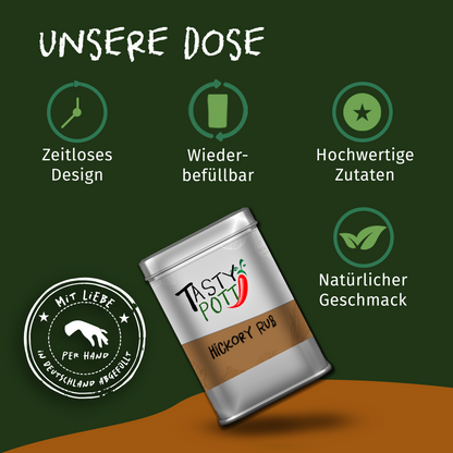 Tasty Pott Hickory Rub – Aromatisches Grillgewürz - ab 30g Beutel