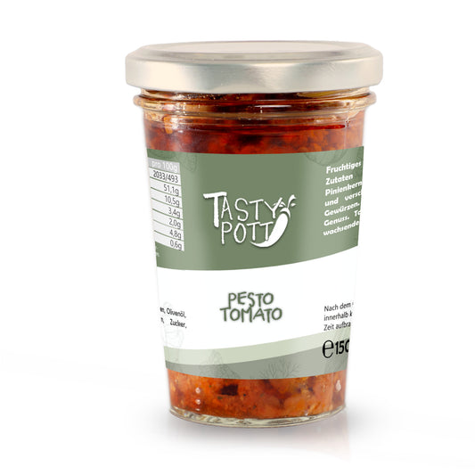 Pesto Tomato - Aromatisches Tomatenpesto - 150g Glas