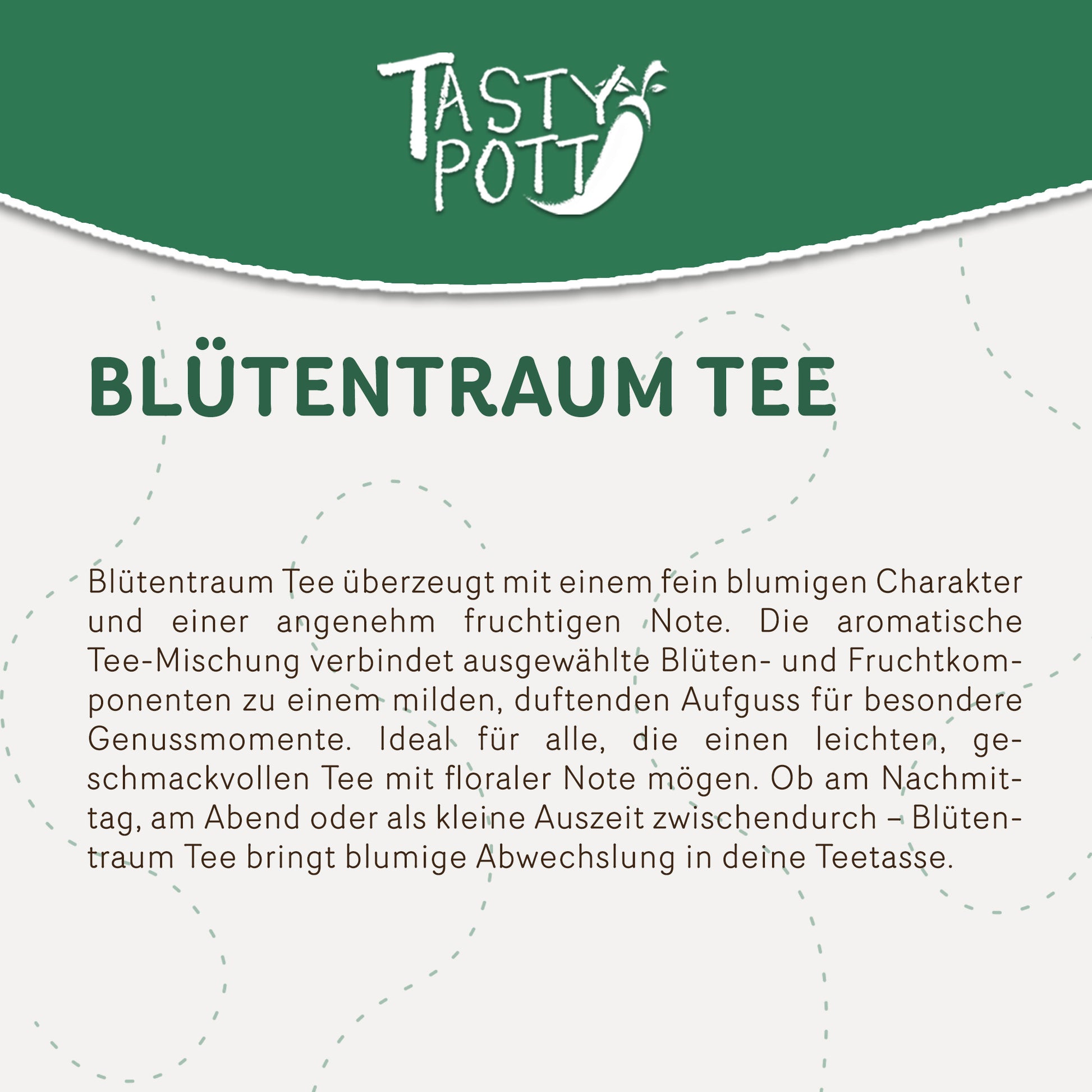 Tasty Pott Blütentraum Tee - 20g Dose — Abbildung 2
