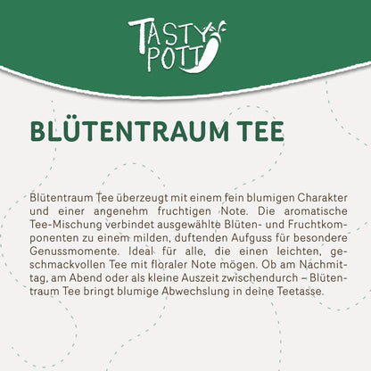 Tasty Pott Blütentraum Tee - 20g Dose — Abbildung 2