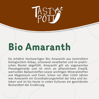 Bio Amaranth Vollkorn - ab 1kg Beutel