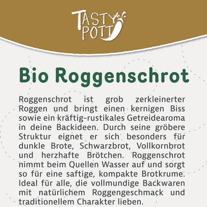 Bio Roggenschrot - im Beutel
