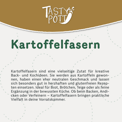 Kartoffelfasern – ab 1kg im Beutel von Tasty Pott
