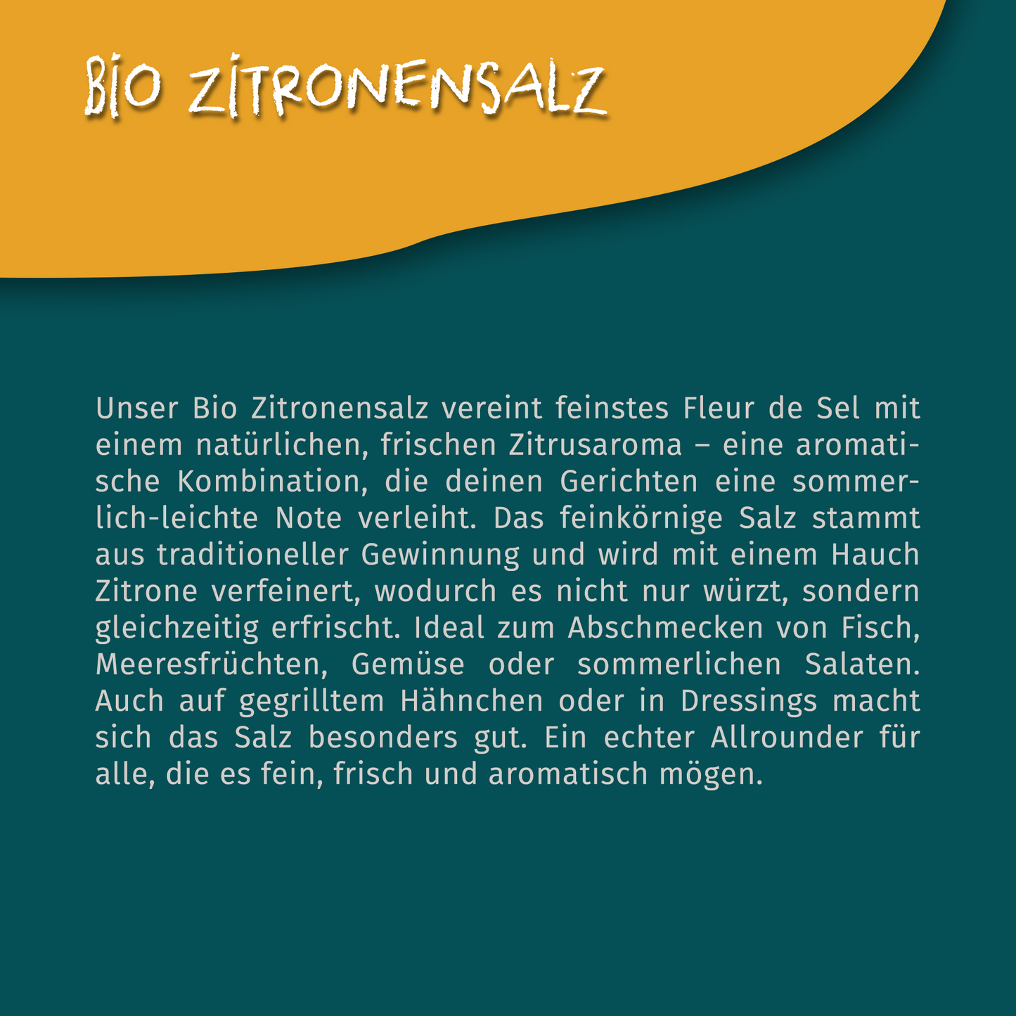Bio Zitronensalz - ab 30g Beutel