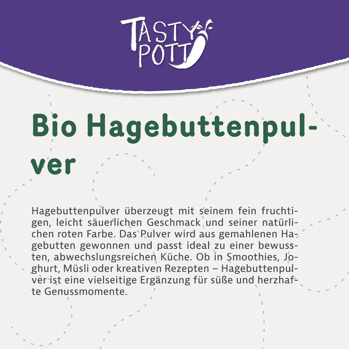 Bio Hagebuttenpulver ab 1kg – Tasty Pott