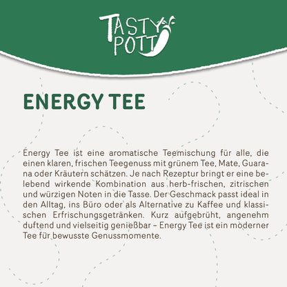 Tasty Pott Energy Tee - 60g Dose — Abbildung 2