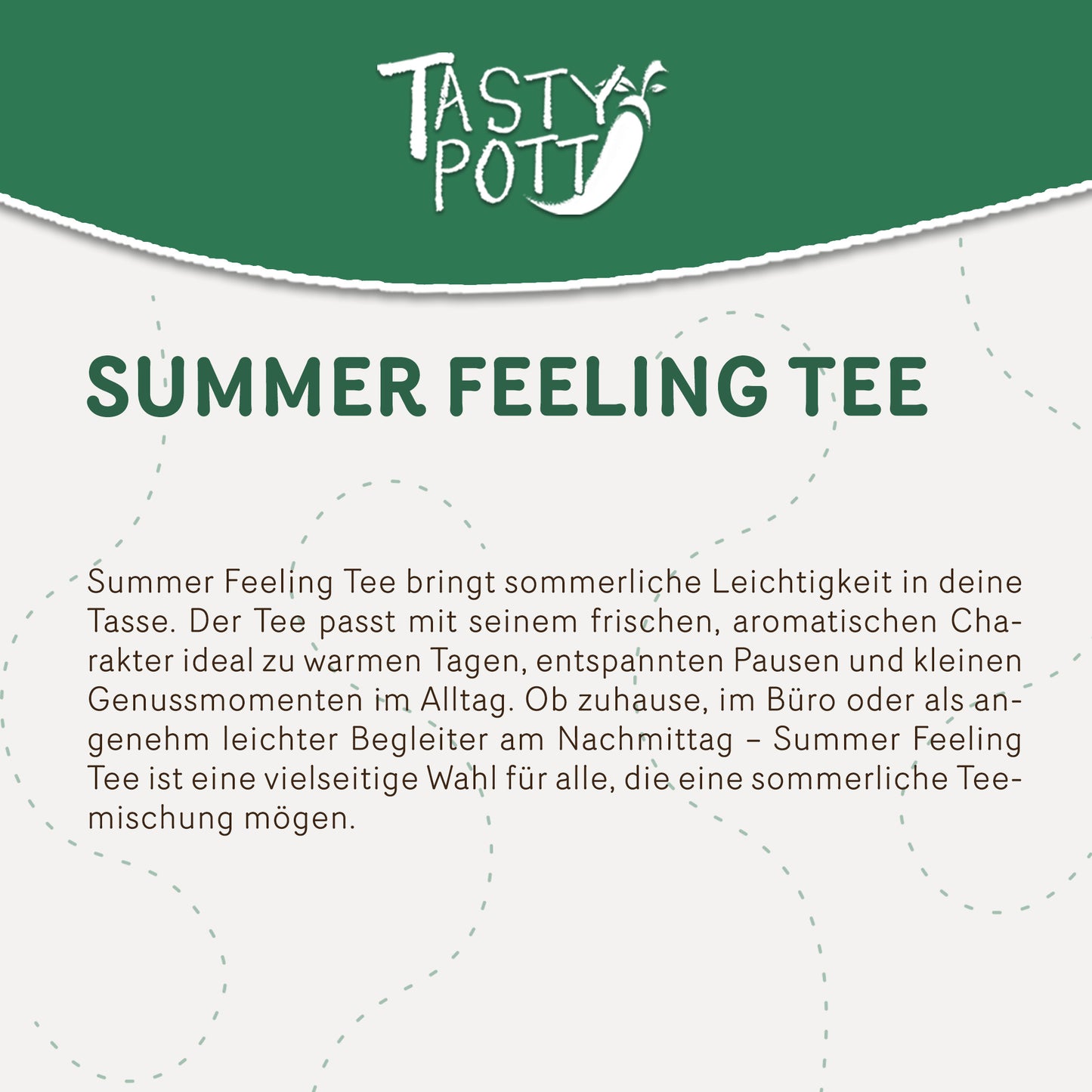 Tasty Pott Summer Feeling Tee - Fruchtiger Sommertee - 80g Dose — Abbildung 2