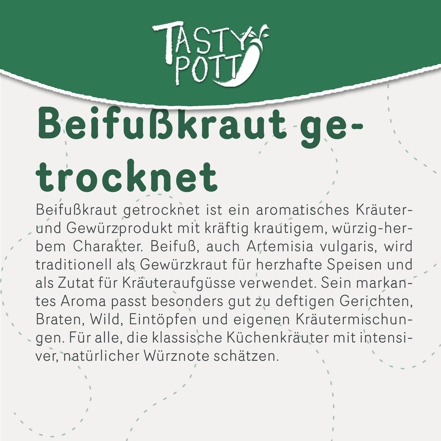 Beifußkraut getrocknet - im Beutel
