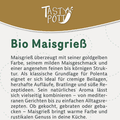 Bio Maisgrieß (Polenta) - im Beutel