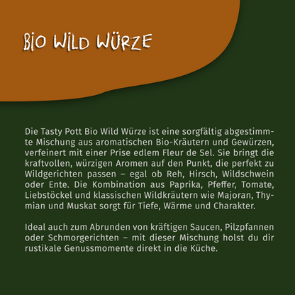 Bio Wild Würze 100g – in der Dose von Tasty Pott