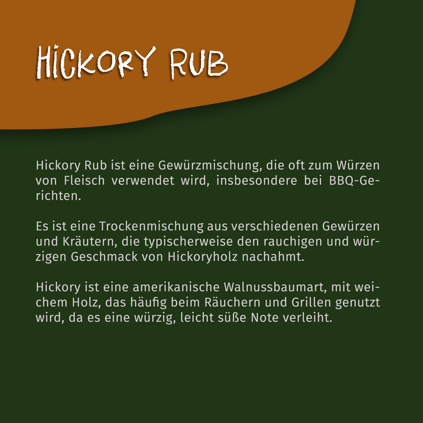 Tasty Pott Hickory Rub – Aromatisches Grillgewürz - ab 30g Beutel
