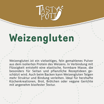Weizengluten Vital - ab 1kg Beutel von Tasty Pott