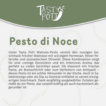 Walnuss- Pesto di Noce mit Parmesan - 150g Glas
