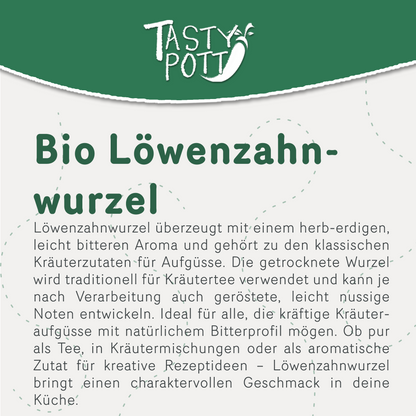 Bio Löwenzahnwurzel gemahlen - ab 200g Beutel