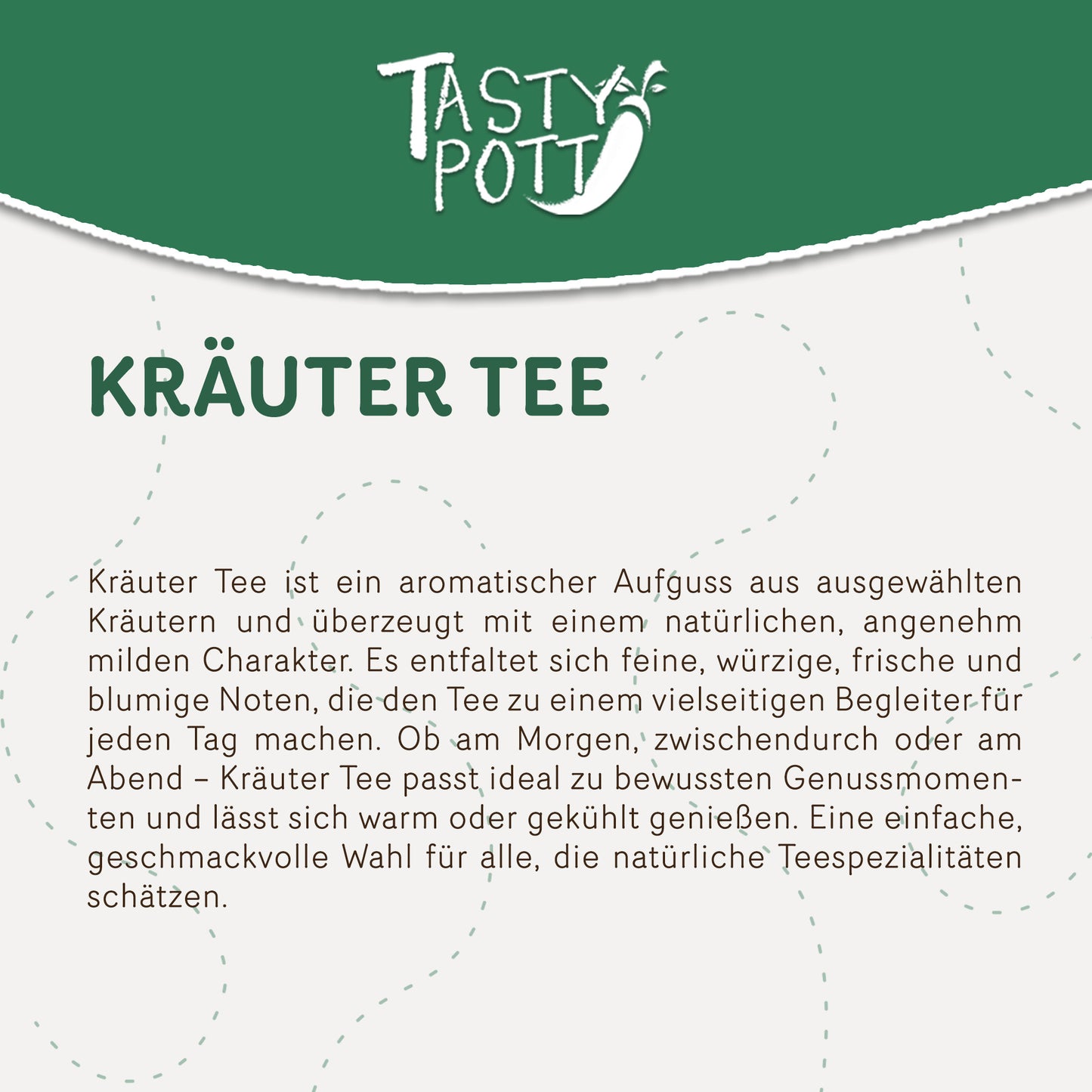 Tasty Pott Kräutertee Klassische Teemischung - 25g Dose — Abbildung 2