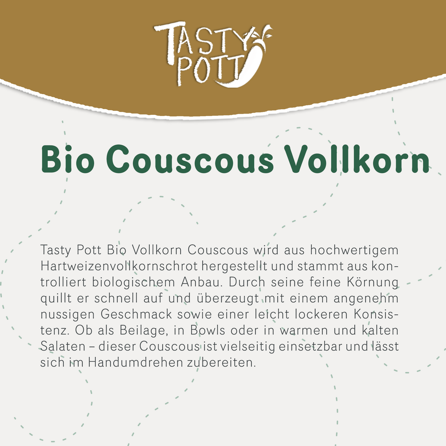 Bio Vollkorn Couscous - im Beutel
