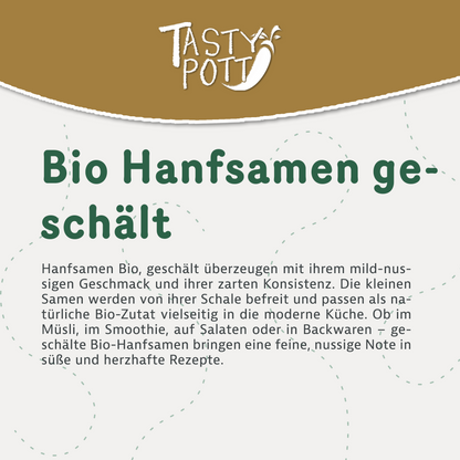 Bio Hanfsamen geschält - 1Kg von Tasty Pott