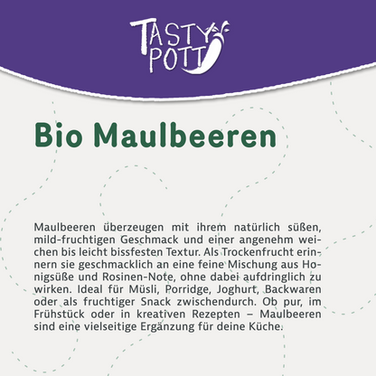 Bio Maulbeeren - im  Beutel
