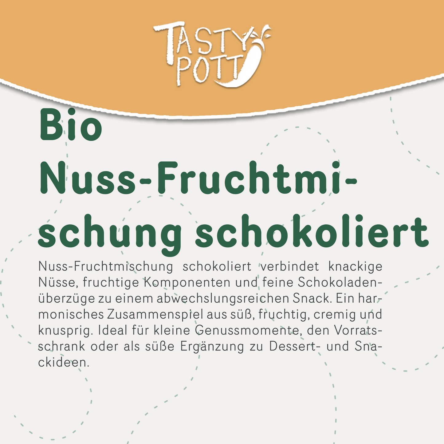 Bio Nuss-Fruchtmischung schokoliert - ab 500g Beutel