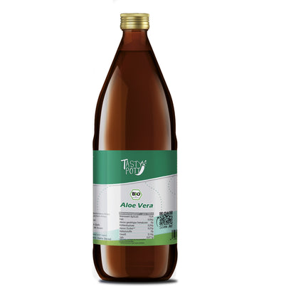 Bio Aloe Vera Direktsaft - ab 1L Flasche von Tasty Pott