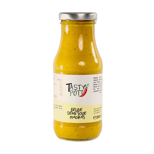 Gelbe Senfsoße Madras 250ml von Tasty Pott Tasty Pott