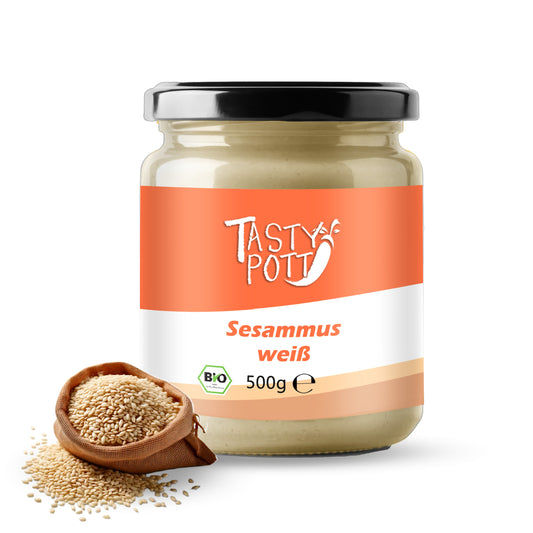 Bio Sesammus Tahin - 500 g Glas von Tasty Pott