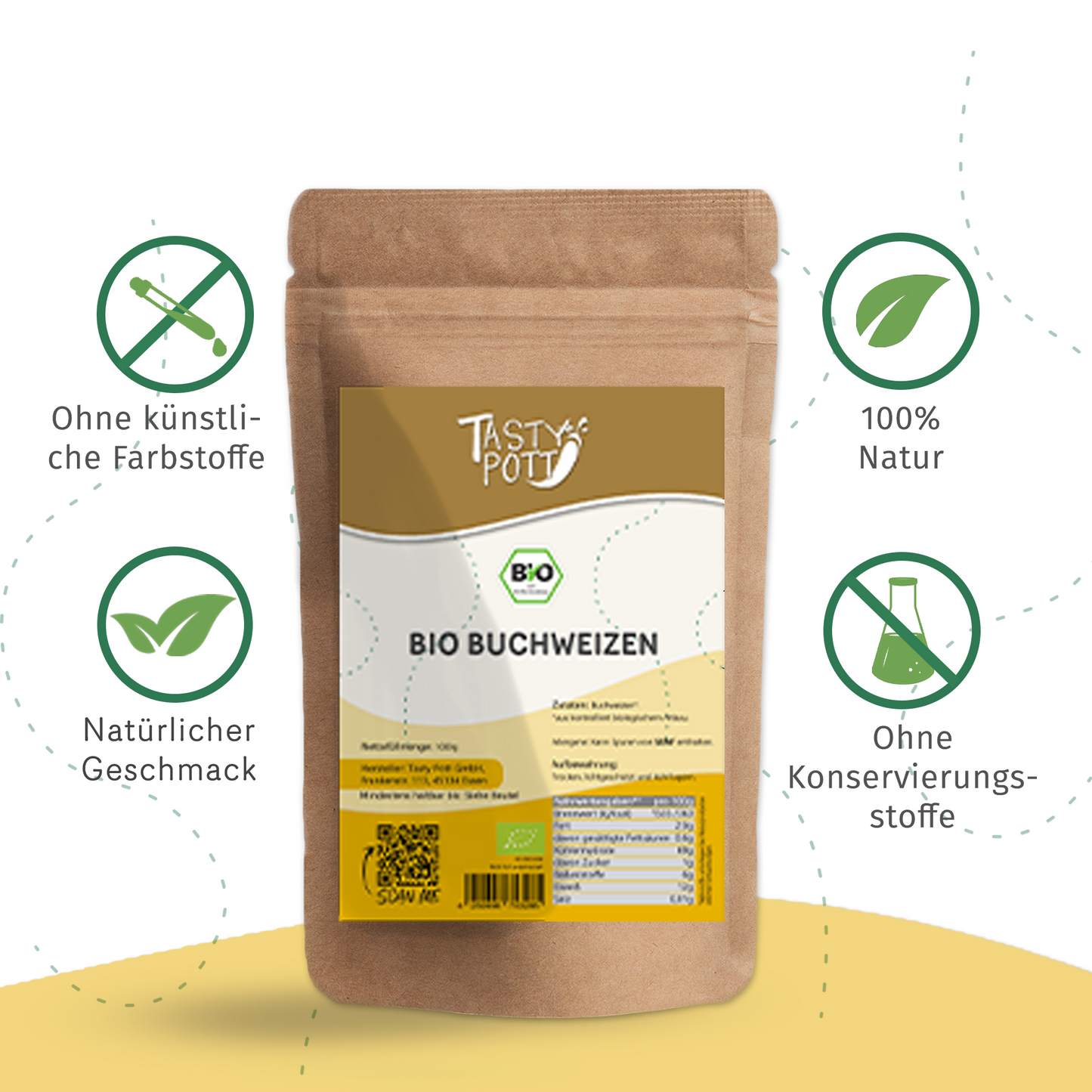 Bio Buchweizen – Glutenfreie Eiweißquelle - im Beutel