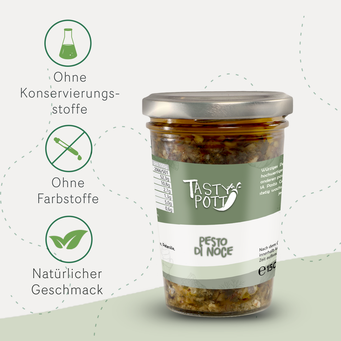 Walnuss- Pesto di Noce mit Parmesan - 150g Glas