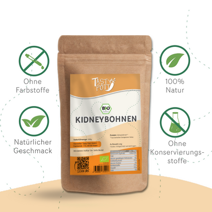 Bio Kidneybohnen Vorratsbeutel - ab 2kg von Tasty Pott