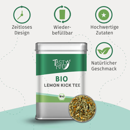 Bio Zitronengras Tee "Lemon Kick" - 20g Dose von Tasty Pott — Abbildung 4