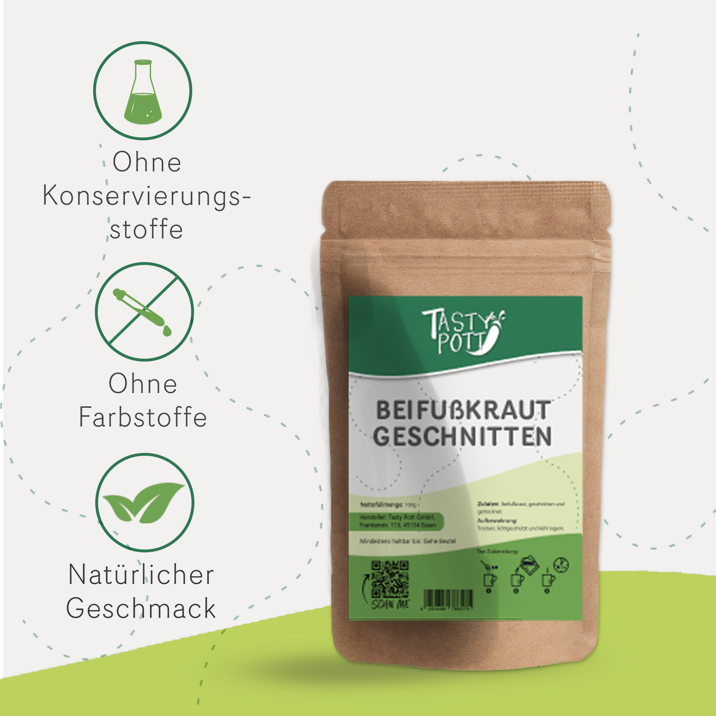 Beifußkraut getrocknet - im Beutel