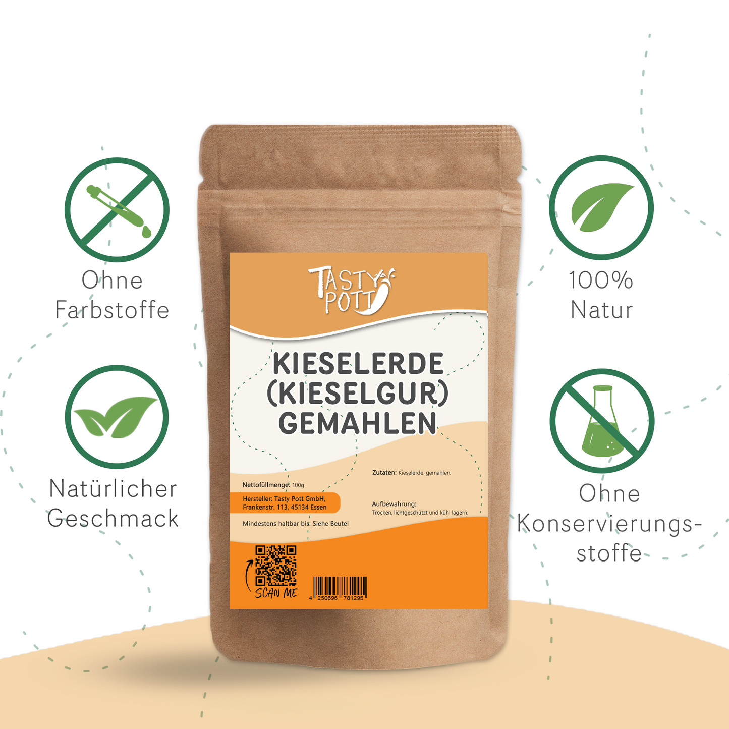 Kieselgur (Diatomeen) – im Beutel