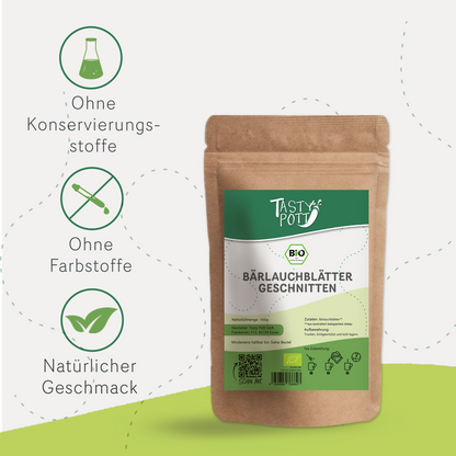 Bio Bärlauch geschnitten - ab 100g Beutel