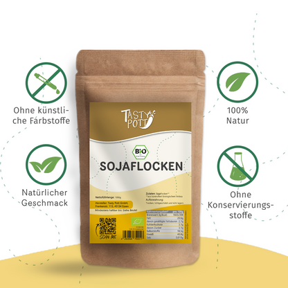 Bio Sojaflocken - ab 1 kg Beutel