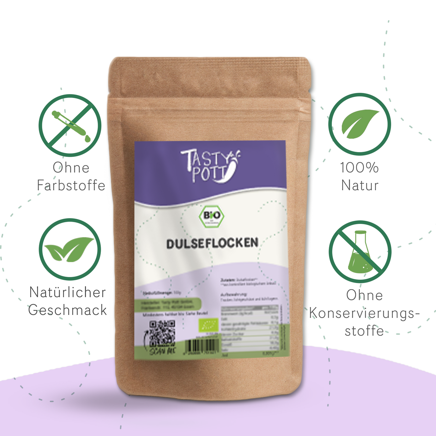 Bio Dulse Flocken - ab 100g Beutel