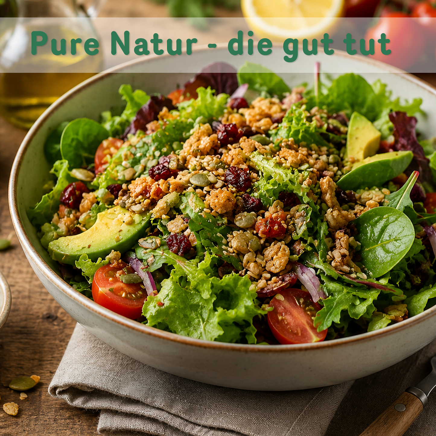 Bio Salat-Topping - Körnermischung - ab 500g Beutel von Tasty Pott