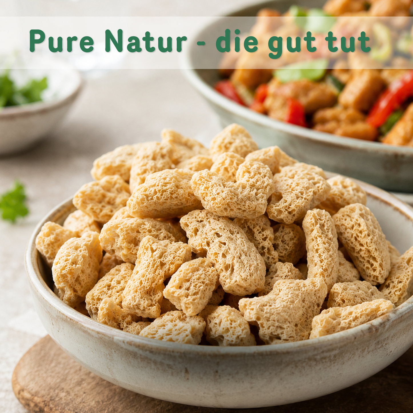 Bio Soja Geschnetzeltes grob - ab 1 kg Beutel von Tasty Pott