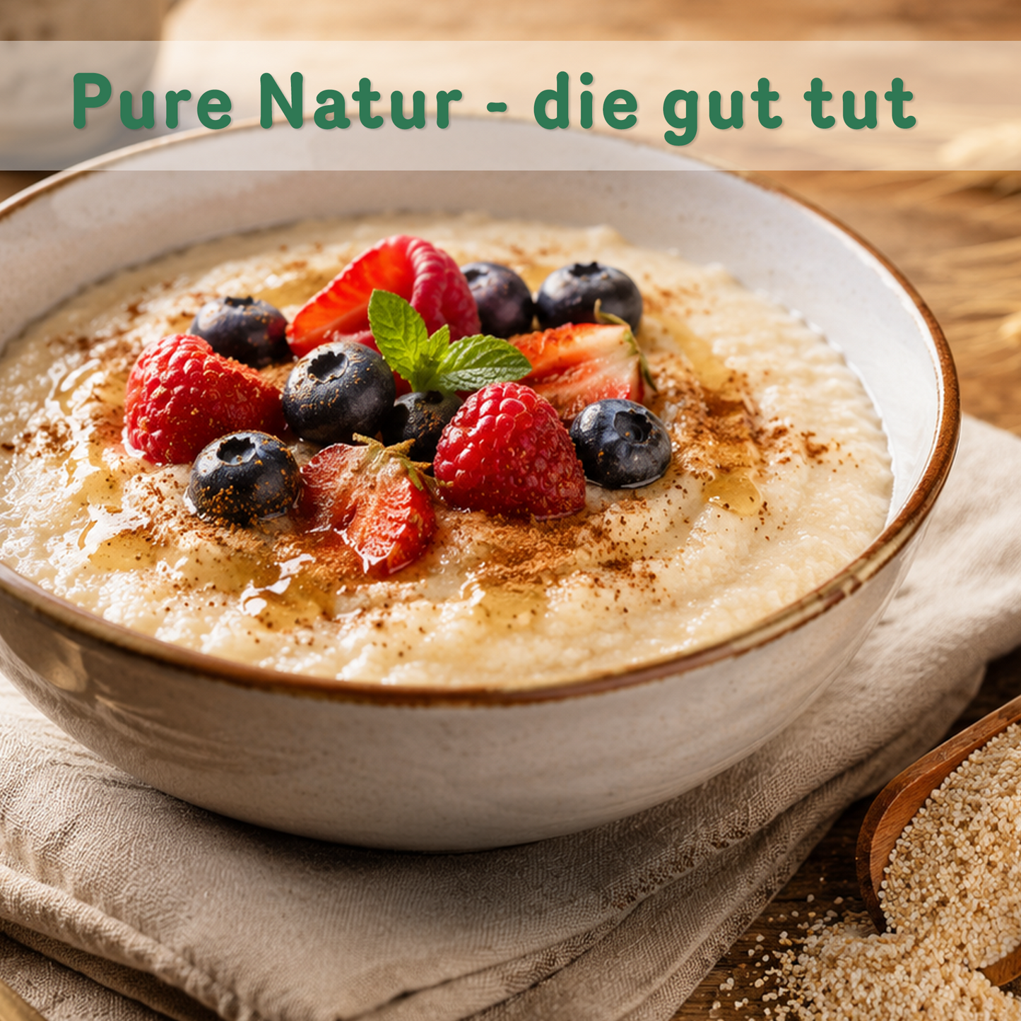 Bio Dinkelgrieß – im Beutel