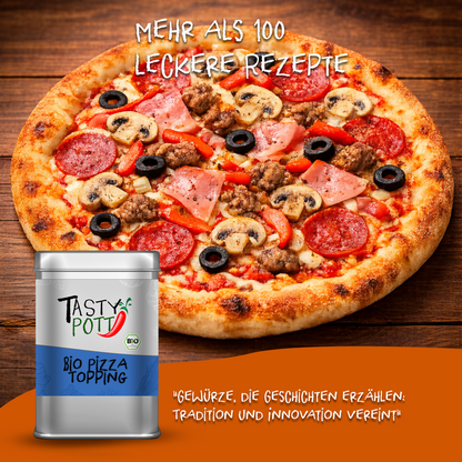 Bio Pizza Topping - im Beutel ab 30g von Tasty Pott