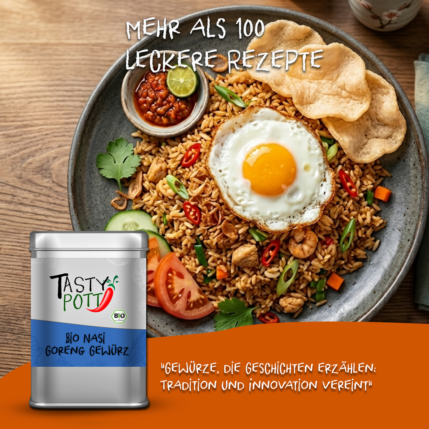 Bio Nasi Goreng - Im Beutel ab 30g von Tasty Pott
