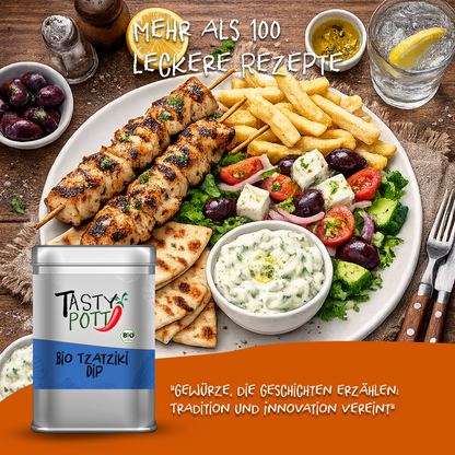 Bio Tzatziki Dip Gewürzmischung - 100g Dose