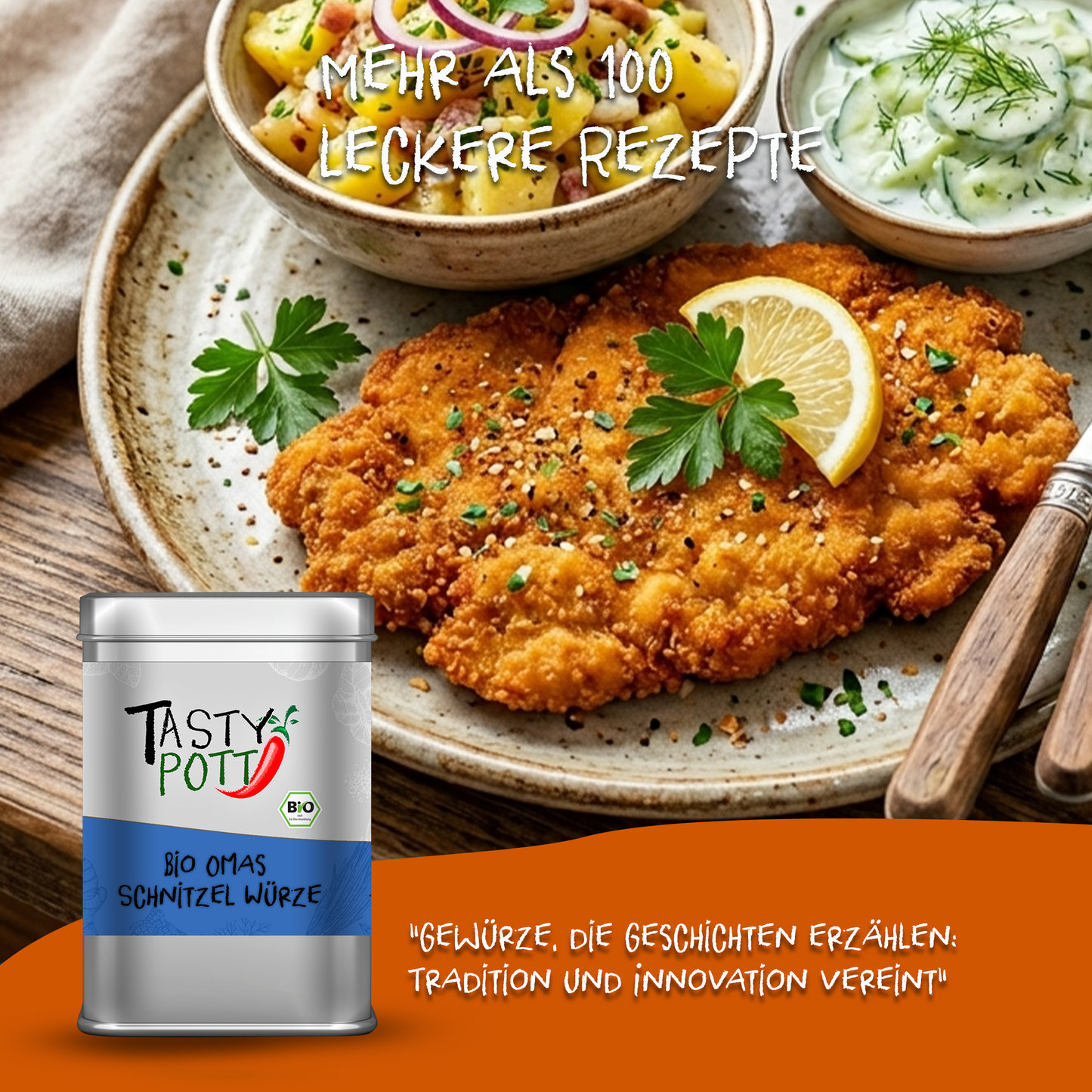 Bio Omas Schnitzel Würze - ab 30g im Beutel von Tasty Pott