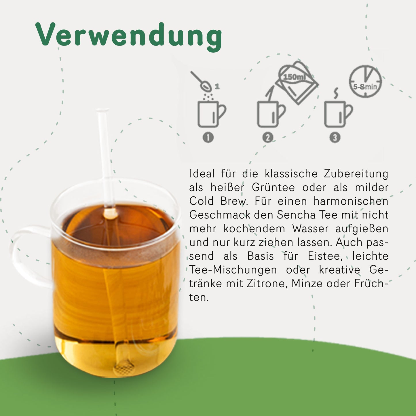 Bio Sencha Tee Grüner Tee aus Japan - 50g Dose von Tasty Pott — Abbildung 6