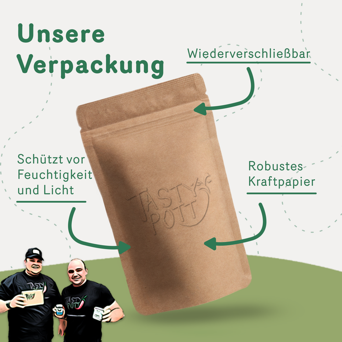 Blaues Spirulina Pulver - ab 30g von Tasty Pott